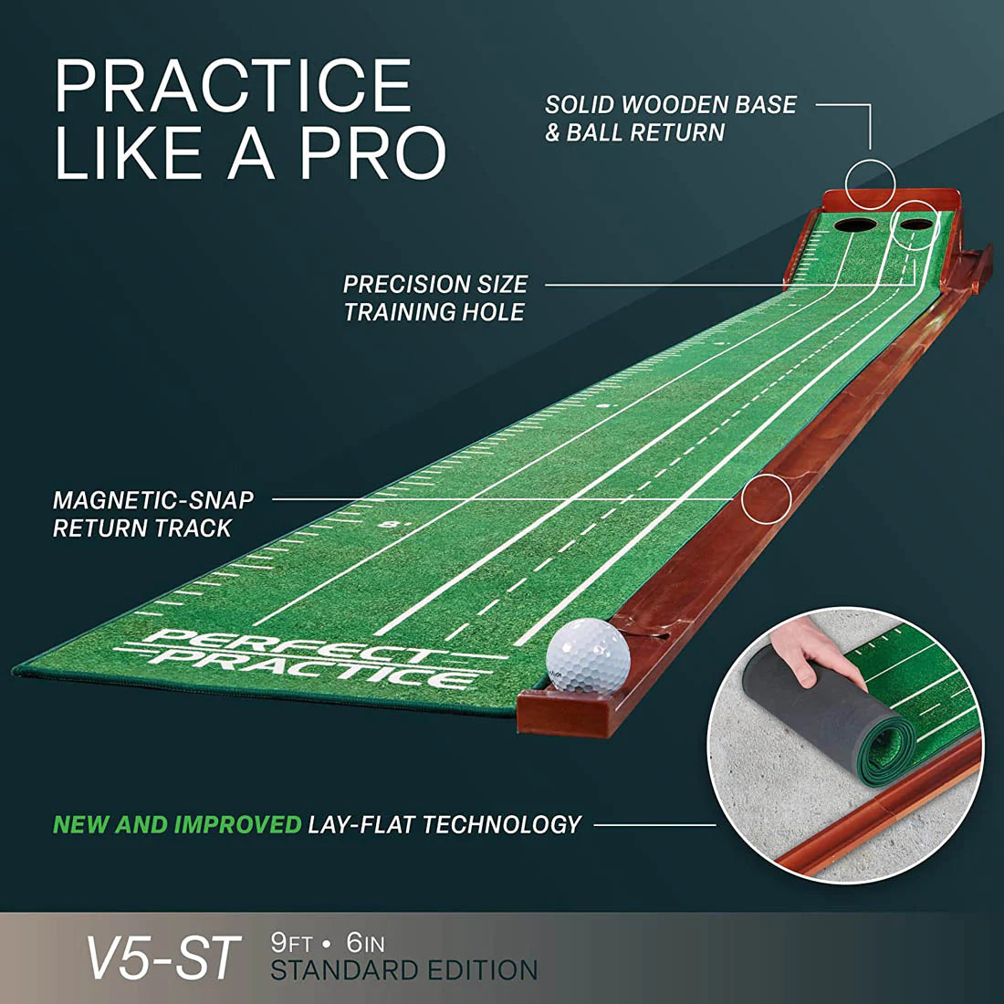 Perfect Practice Perfect Putting Mat - Official Putting Mat of Dustin  Johnson - Acrylic Limited Edition, Hitting Mats -  Canada